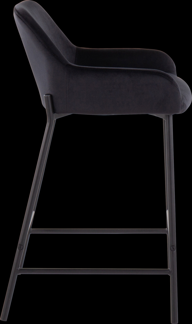 Rimcrest II Black Counter Height Stool Set of 2 - Thumbnail - Image 3