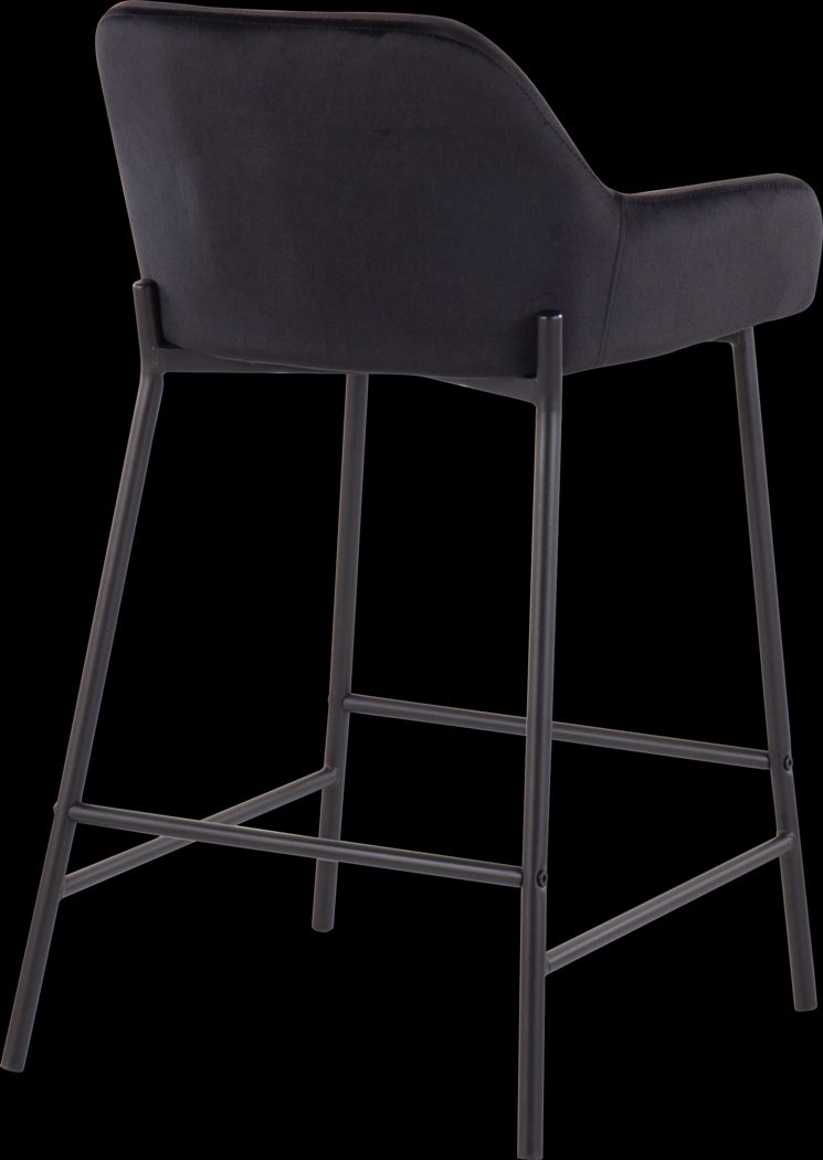 Rimcrest II Black Counter Height Stool Set of 2 - Thumbnail - Image 4