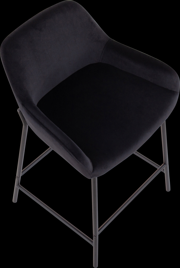 Rimcrest II Black Counter Height Stool Set of 2 - Thumbnail - Image 7