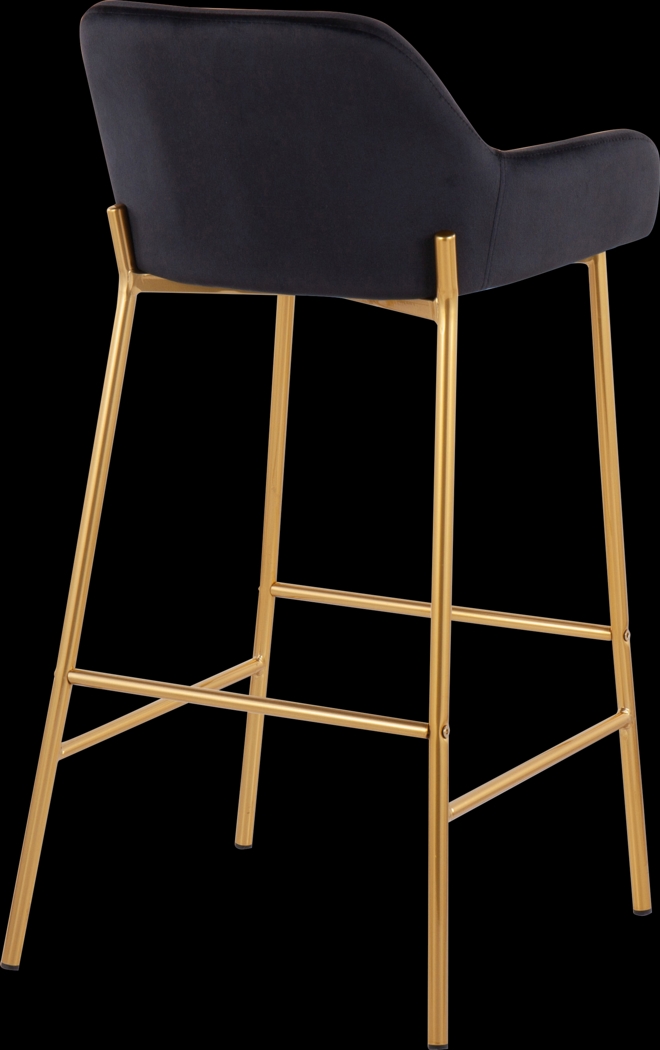 Rimcrest I Black Barstool Set of 2 - Thumbnail - Image 4