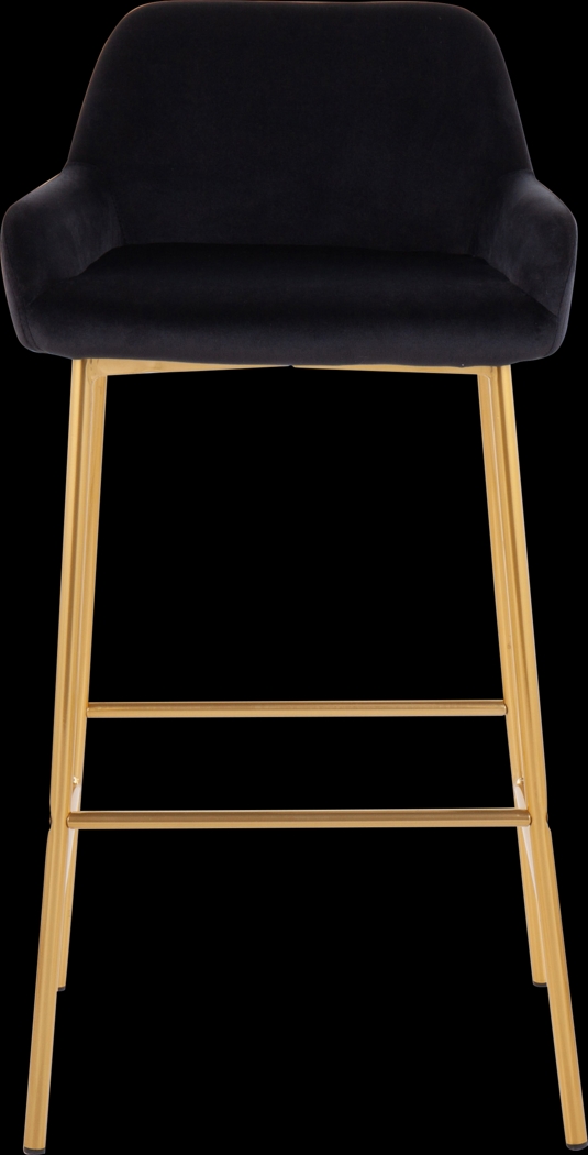 Rimcrest I Black Barstool Set of 2 - Thumbnail - Image 6