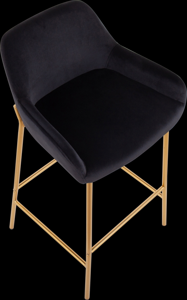 Rimcrest I Black Barstool Set of 2 - Thumbnail - Image 7