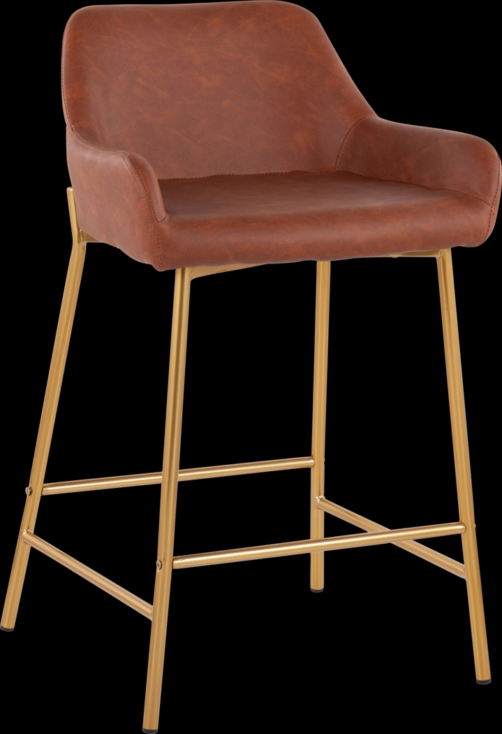 Rimcrest I Camel Counter Height Stool Set of 2 - Thumbnail - Image 2