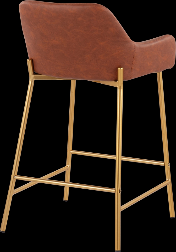 Rimcrest I Camel Counter Height Stool Set of 2 - Thumbnail - Image 4