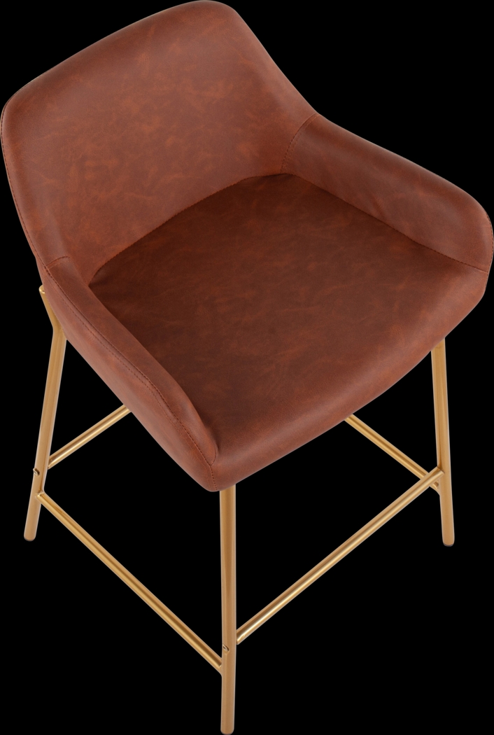 Rimcrest I Camel Counter Height Stool Set of 2 - Thumbnail - Image 7