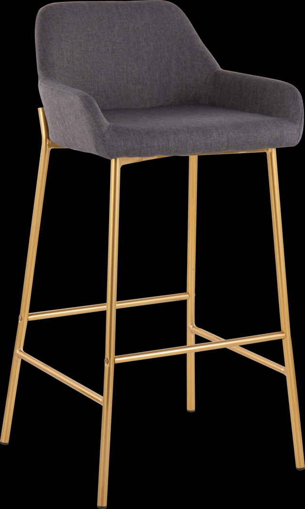 Rimcrest I Charcoal Barstool Set of 2 - Thumbnail - Image 2