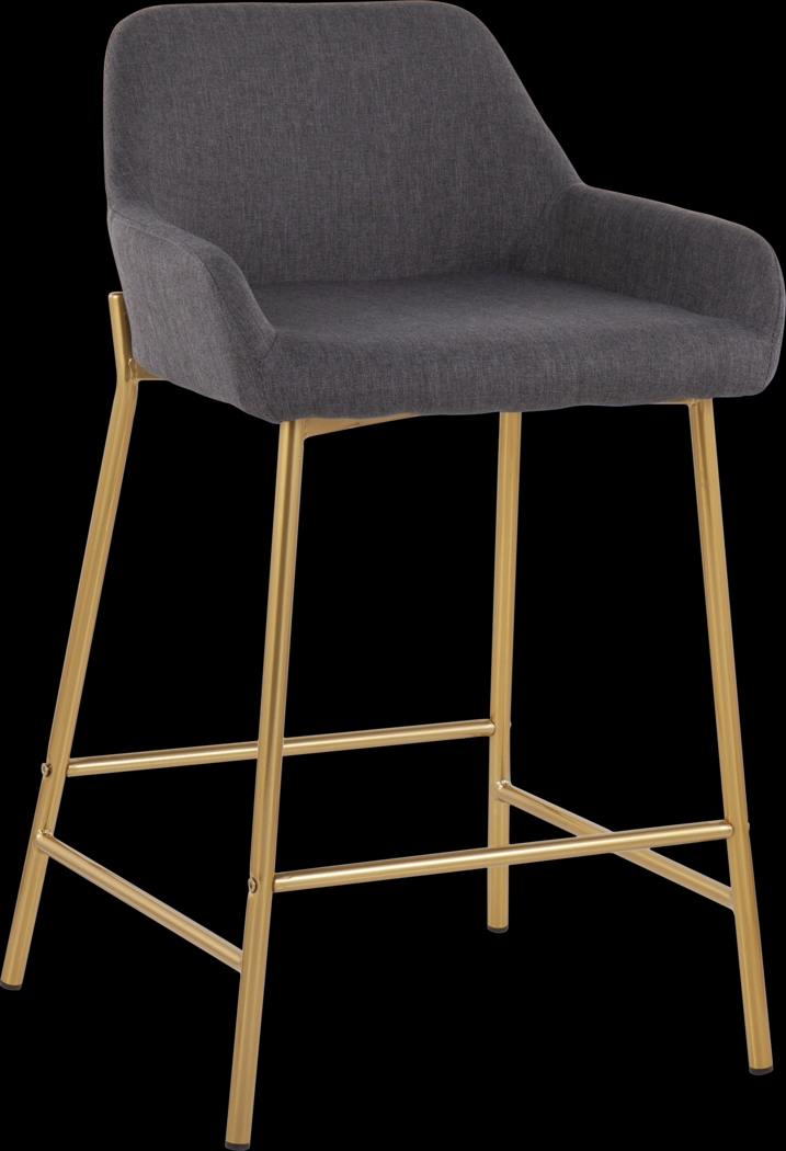 Rimcrest I Charcoal Counter Height Stool Set of 2 - Thumbnail - Image 2