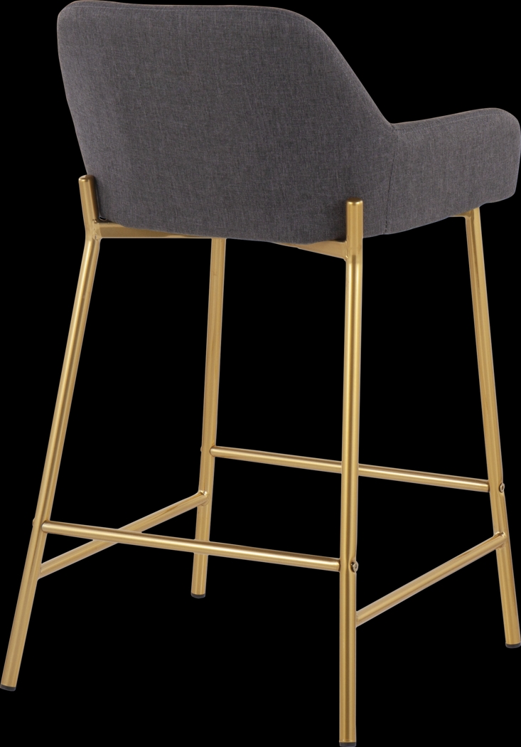 Rimcrest I Charcoal Counter Height Stool Set of 2 - Thumbnail - Image 4