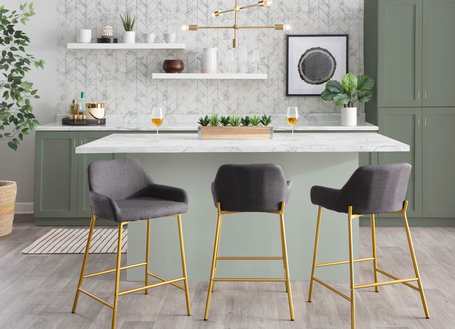 Rimcrest I Charcoal Counter Height Stool Set of 2 - Thumbnail - Image 8