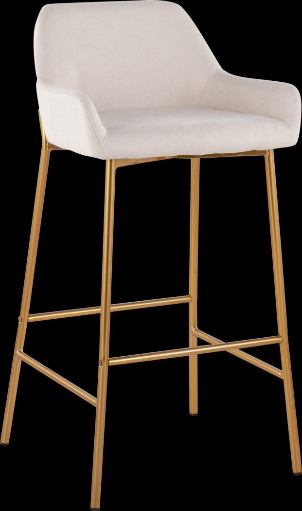 Rimcrest I Cream Barstool Set of 2 - Thumbnail - Image 2