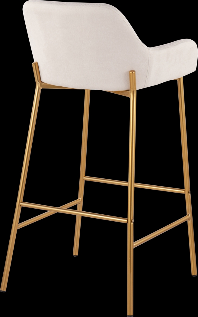 Rimcrest I Cream Barstool Set of 2 - Thumbnail - Image 4