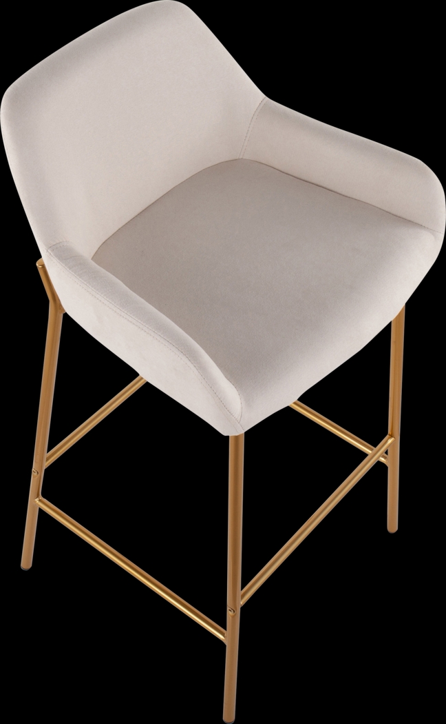 Rimcrest I Cream Barstool Set of 2 - Thumbnail - Image 7