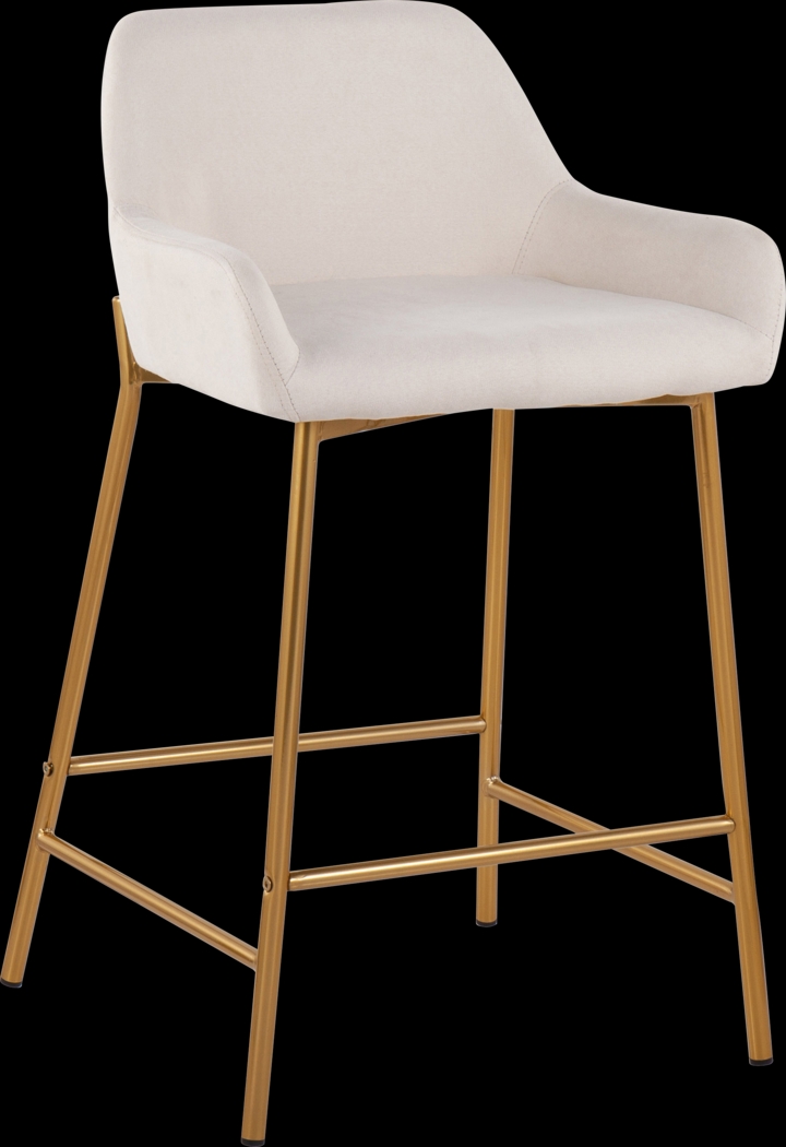 Rimcrest I Cream Counter Height Stool Set of 2 - Thumbnail - Image 2