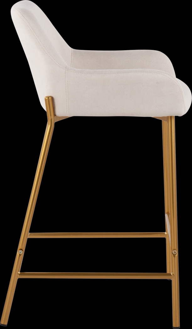 Rimcrest I Cream Counter Height Stool Set of 2 - Thumbnail - Image 3