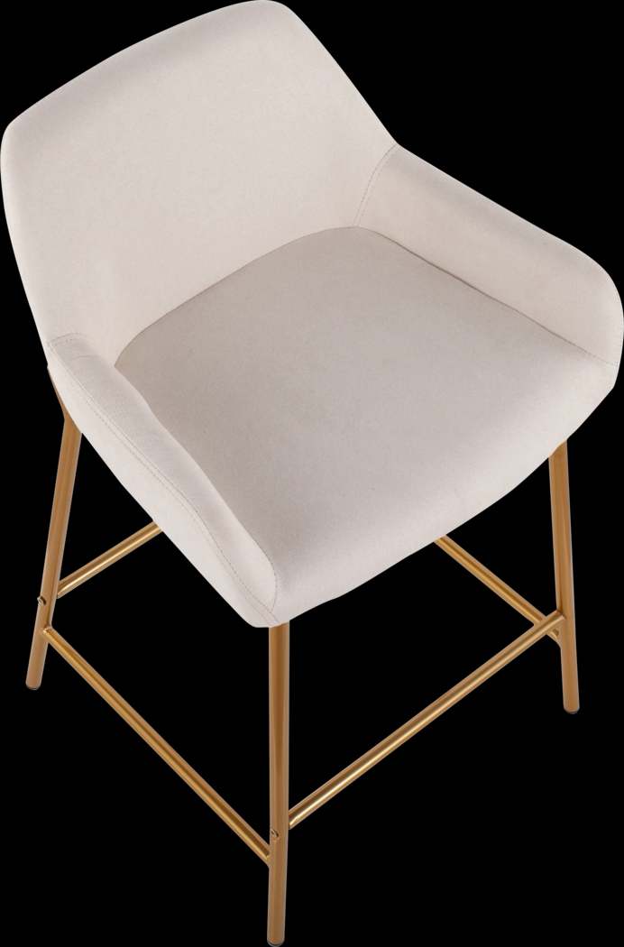 Rimcrest I Cream Counter Height Stool Set of 2 - Thumbnail - Image 7