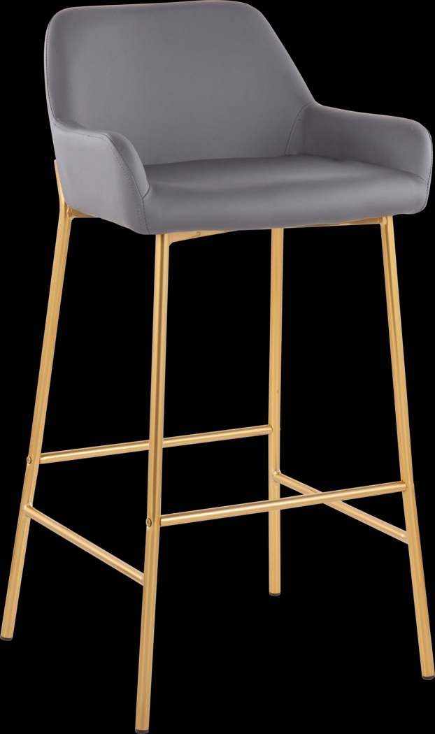 Rimcrest I Gray Barstool Set of 2 - Thumbnail - Image 2