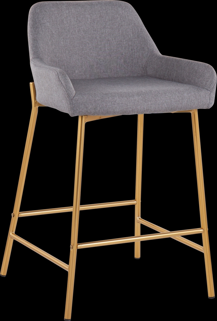 Rimcrest I Gray Counter Height Stool Set of 2 - Thumbnail - Image 2