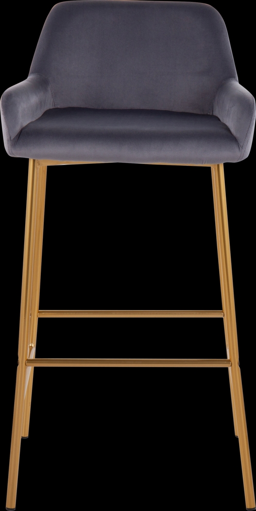 Rimcrest I Silver Barstool Set of 2 - Thumbnail - Image 6