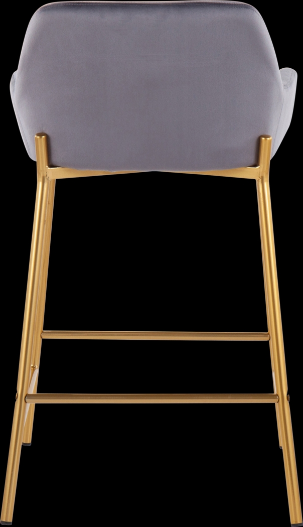 Rimcrest I Silver Counter Height Stool Set of 2 - Thumbnail - Image 5