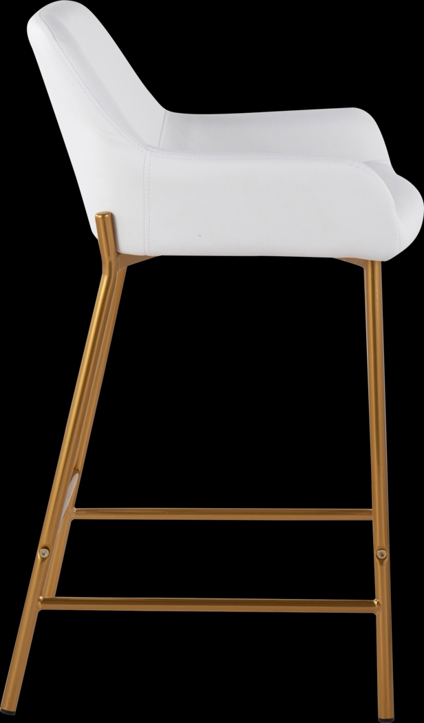 Rimcrest I White Counter Height Stool Set of 2 - Thumbnail - Image 3