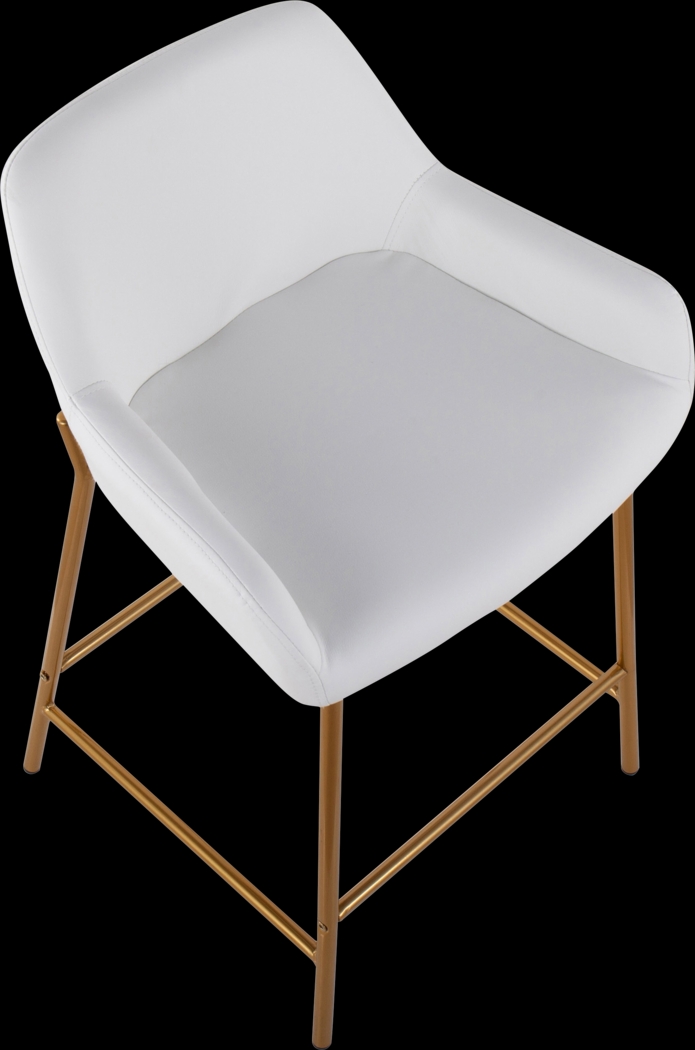 Rimcrest I White Counter Height Stool Set of 2 - Thumbnail - Image 7