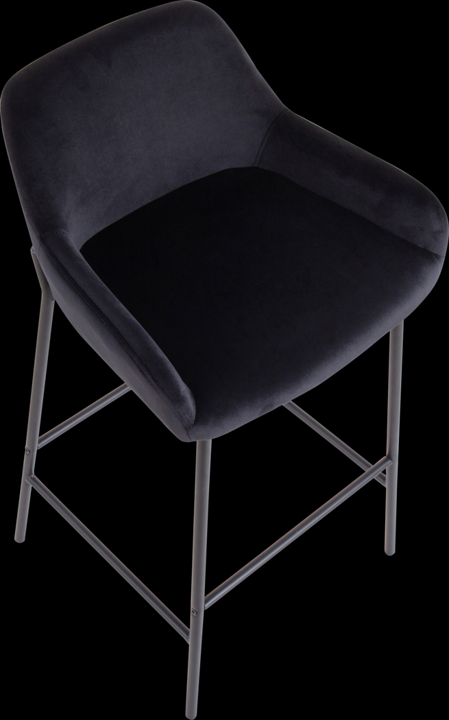 Rimcrest II Black Barstool Set of 2 - Thumbnail - Image 7