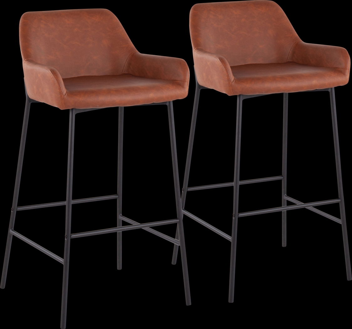 Rimcrest II Camel Barstool Set of 2 - Thumbnail - Image 1