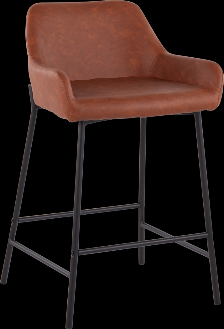 Rimcrest II Camel Counter Height Stool Set of 2 - Thumbnail - Image 2