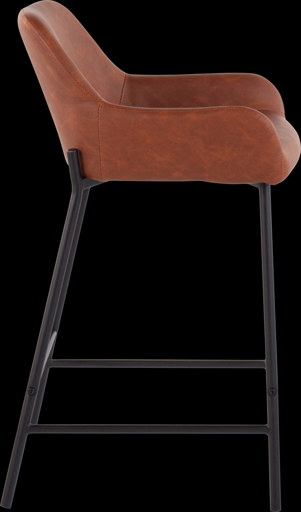 Rimcrest II Camel Counter Height Stool Set of 2 - Thumbnail - Image 3