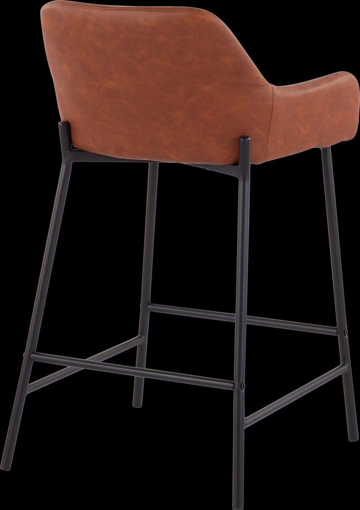 Rimcrest II Camel Counter Height Stool Set of 2 - Thumbnail - Image 4