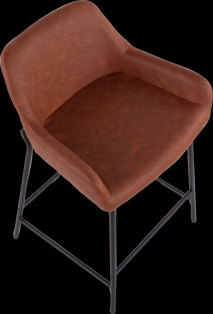 Rimcrest II Camel Counter Height Stool Set of 2 - Thumbnail - Image 7