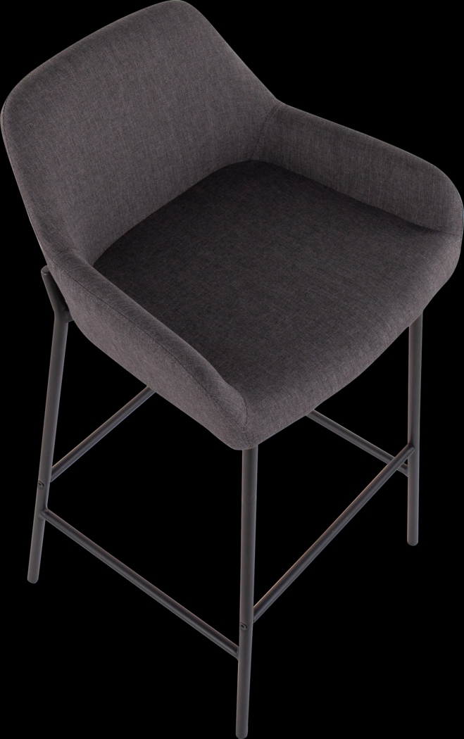 Rimcrest II Charcoal Barstool Set of 2 - Thumbnail - Image 7