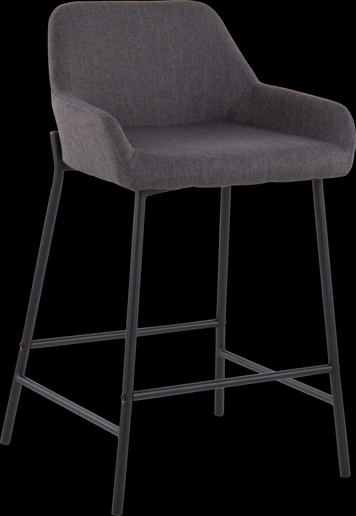 Rimcrest II Charcoal Counter Height Stool Set of 2 - Thumbnail - Image 2