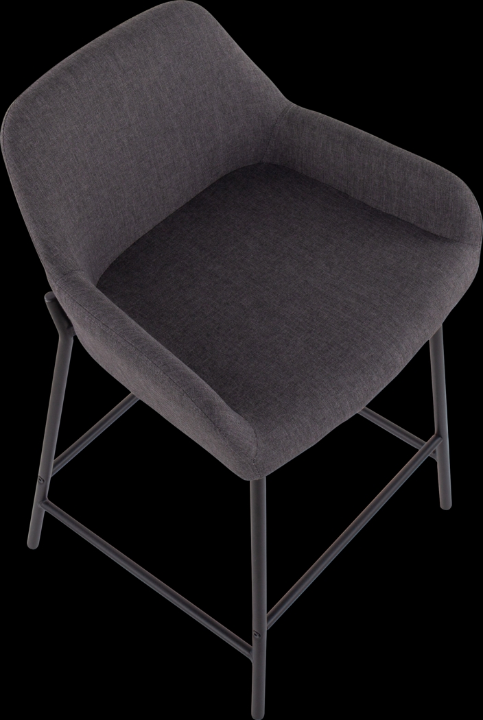 Rimcrest II Charcoal Counter Height Stool Set of 2 - Thumbnail - Image 7