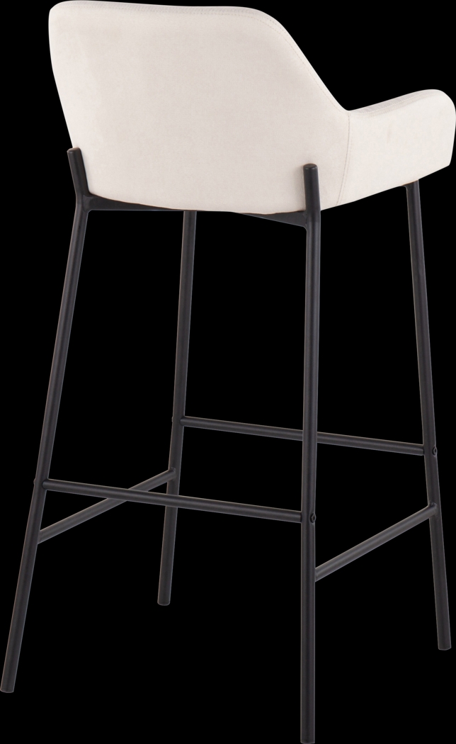 Rimcrest II Cream Barstool Set of 2 - Thumbnail - Image 4