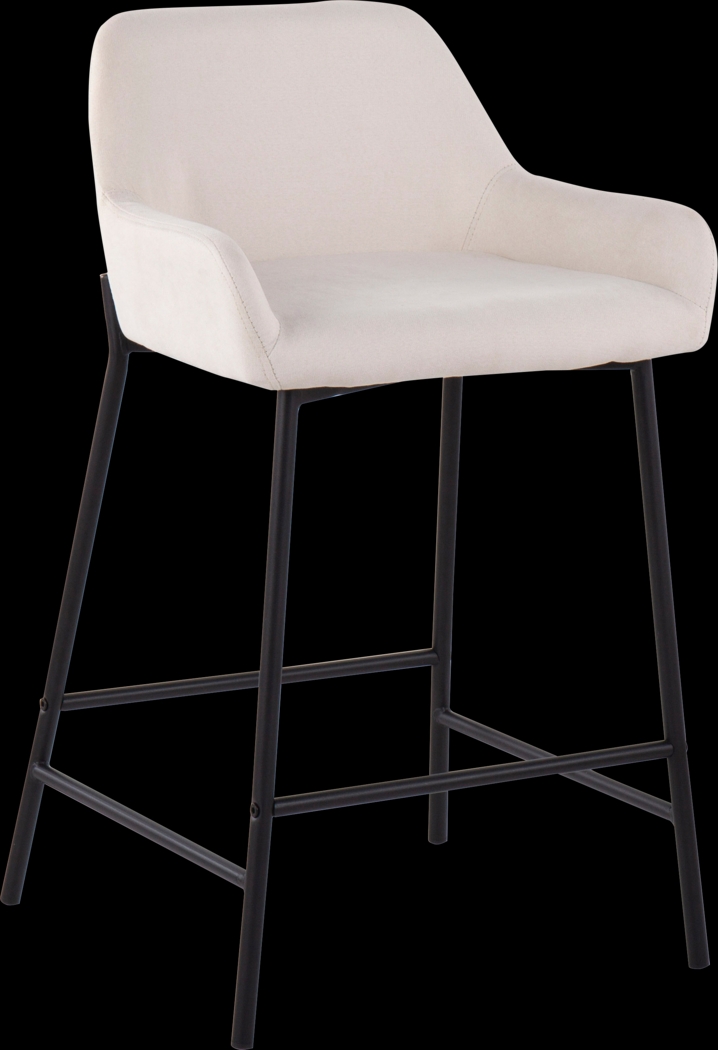 Rimcrest II Cream Counter Height Stool Set of 2 - Thumbnail - Image 2