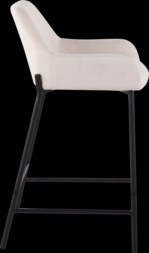 Rimcrest II Cream Counter Height Stool Set of 2 - Thumbnail - Image 3