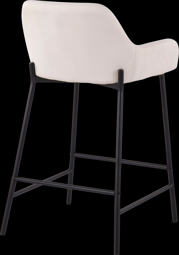 Rimcrest II Cream Counter Height Stool Set of 2 - Thumbnail - Image 4