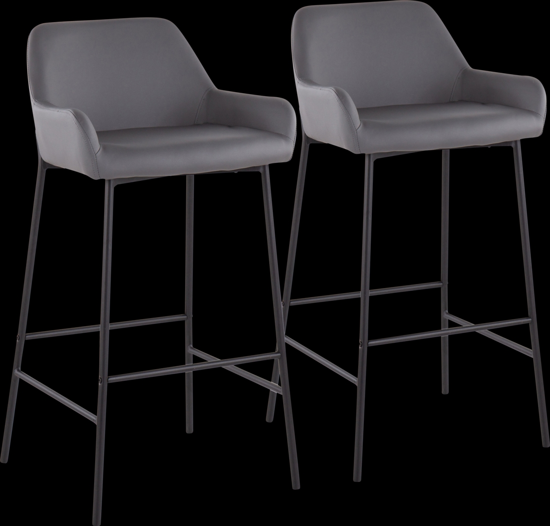 Rimcrest II Gray Barstool Set of 2 - Thumbnail - Image 1