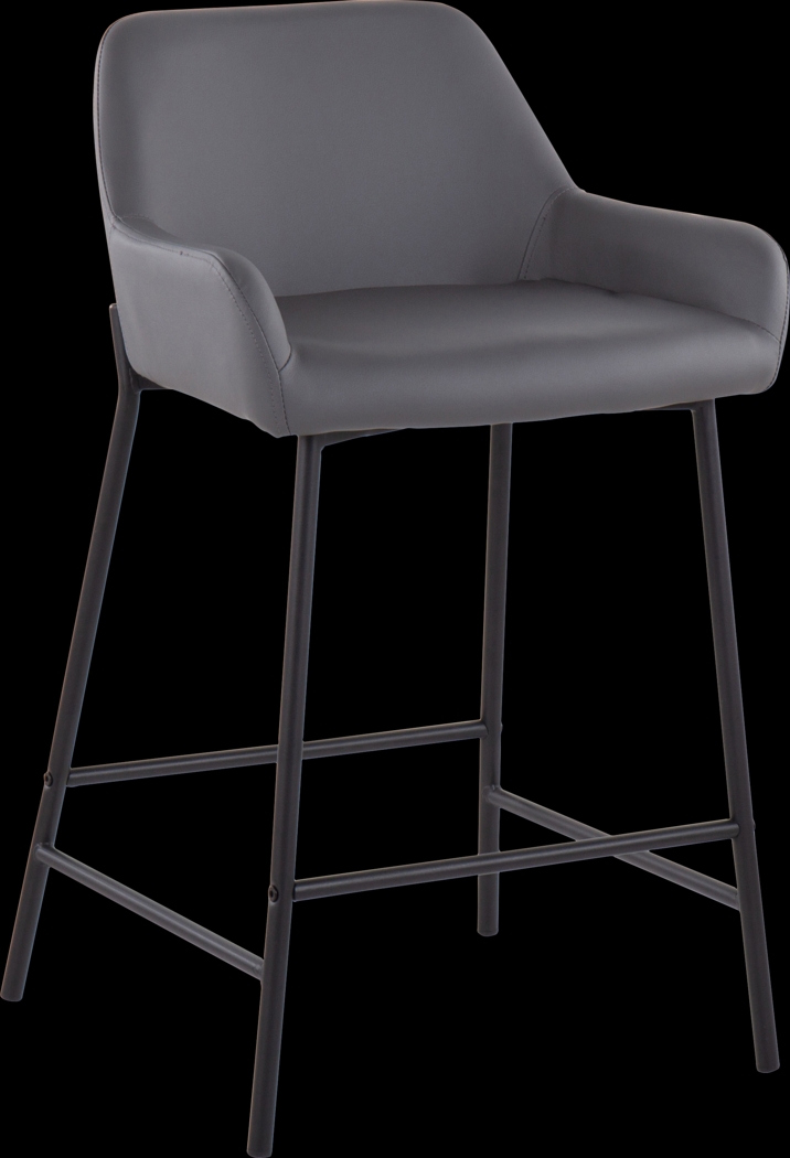 Rimcrest II Gray Counter Height Stool Set of 2 - Thumbnail - Image 2