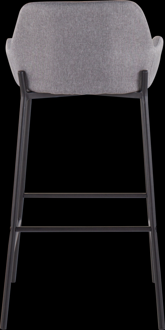 Rimcrest II Gray Fabric Barstool Set of 2 - Thumbnail - Image 5