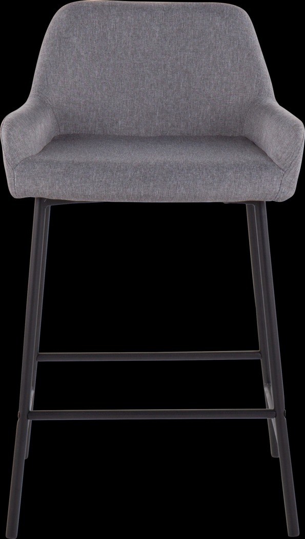 Rimcrest II Gray Fabric Counter Height Stool Set of 2 - Thumbnail - Image 6