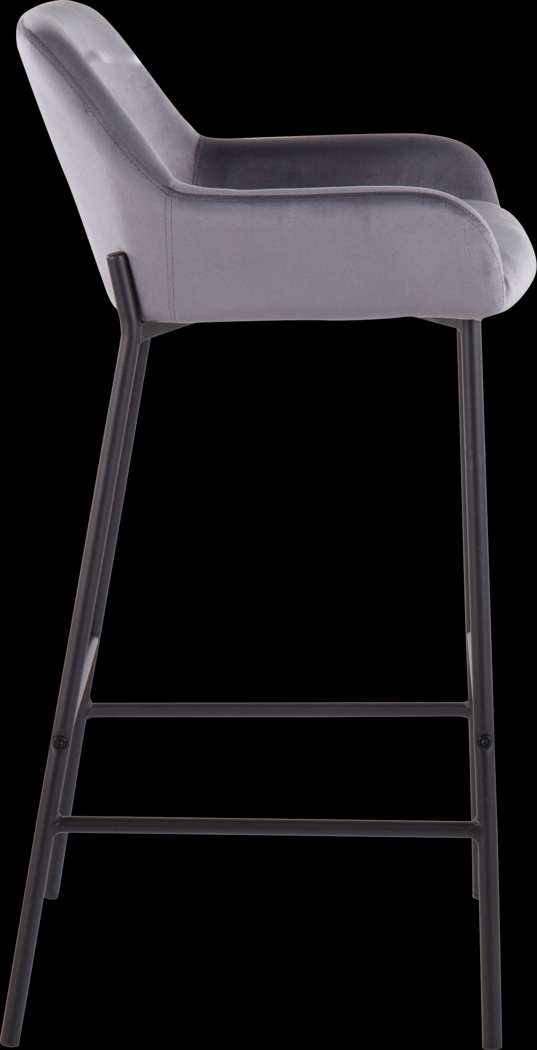 Rimcrest II Silver Barstool Set of 2 - Thumbnail - Image 3