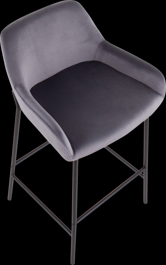 Rimcrest II Silver Barstool Set of 2 - Thumbnail - Image 7