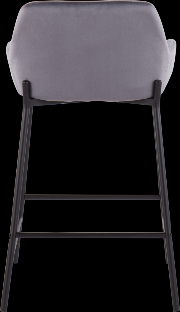 Rimcrest II Silver Counter Height Stool Set of 2 - Thumbnail - Image 5