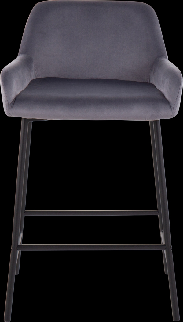 Rimcrest II Silver Counter Height Stool Set of 2 - Thumbnail - Image 6