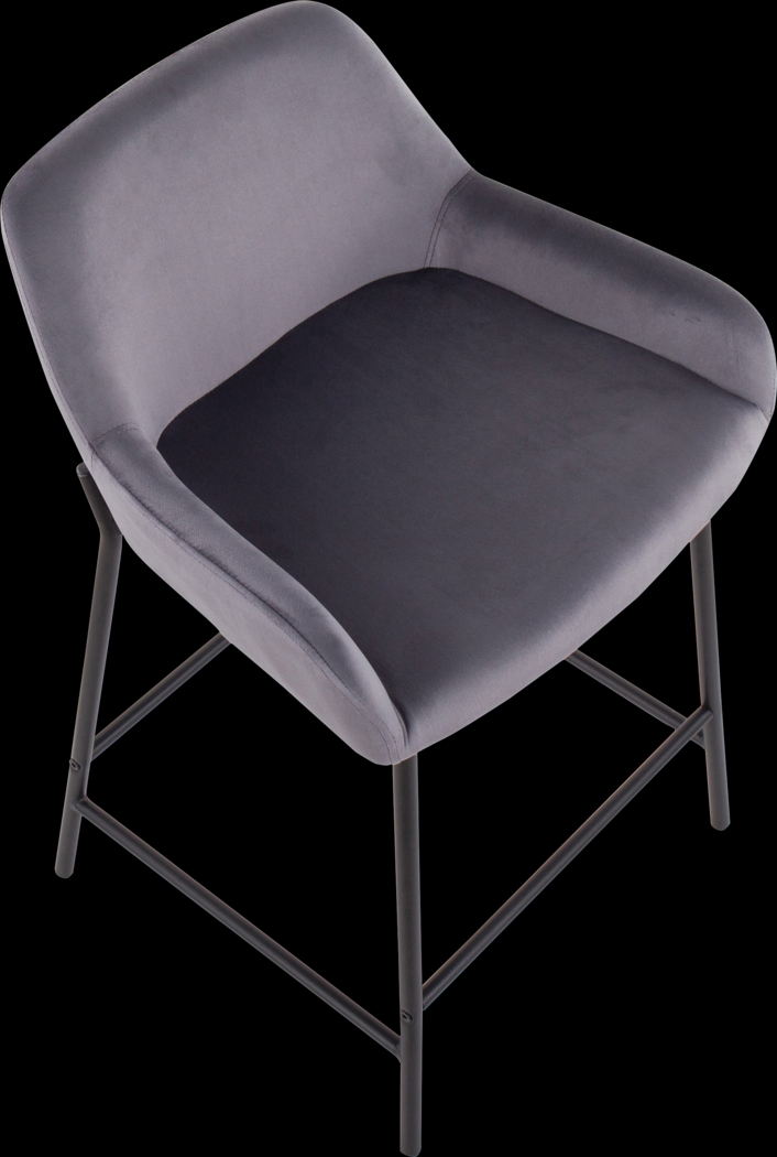 Rimcrest II Silver Counter Height Stool Set of 2 - Thumbnail - Image 7