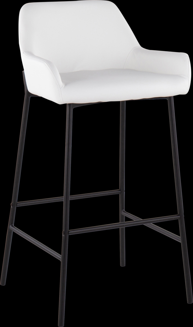 Rimcrest II White Barstool Set of 2 - Thumbnail - Image 2