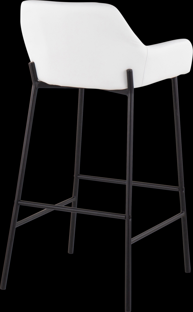 Rimcrest II White Barstool Set of 2 - Thumbnail - Image 4