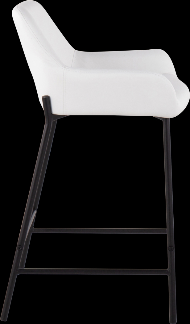 Rimcrest II White Counter Height Stool Set of 2 - Thumbnail - Image 3